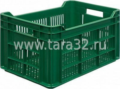 Перфорированный ящик 500x300x264, зеленый