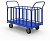 Тележка платформенная с трубчатыми бортами ТБ 9-125-К, 500х1000 мм, г/п 300 кг
