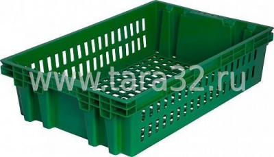 Ящик пластиковый 600x400x152,5, перфорированный